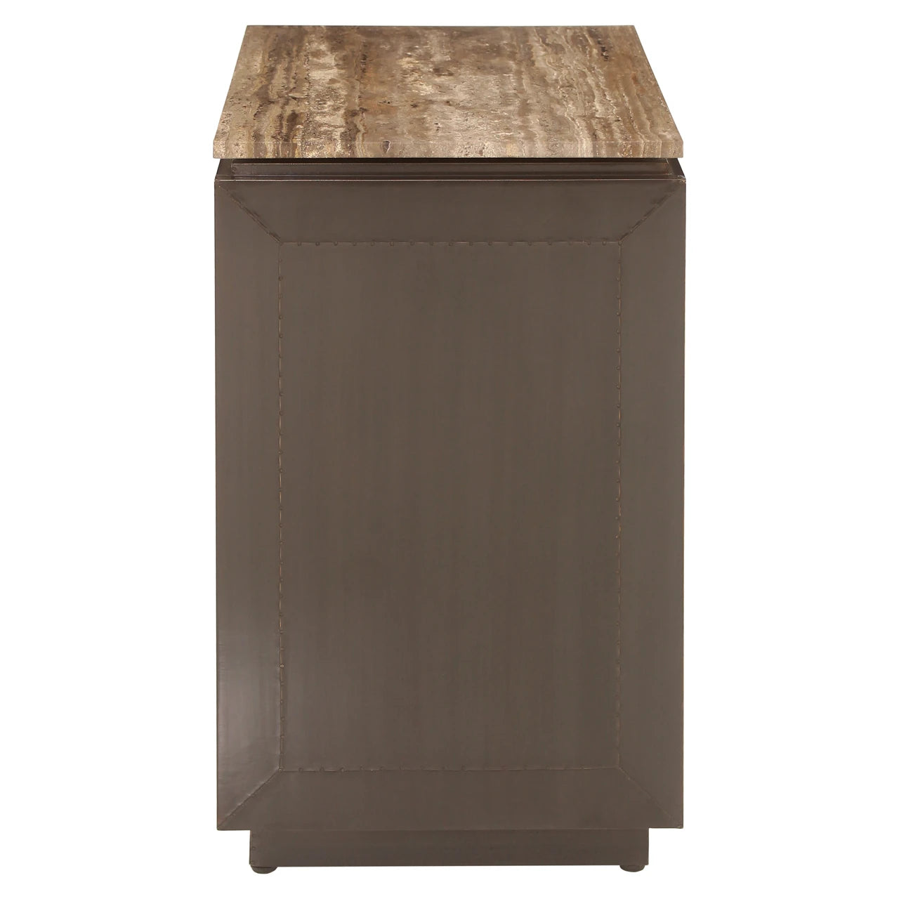 Nightstand Russo askebrun 3 skuffer Richmond Interiors Nattbord