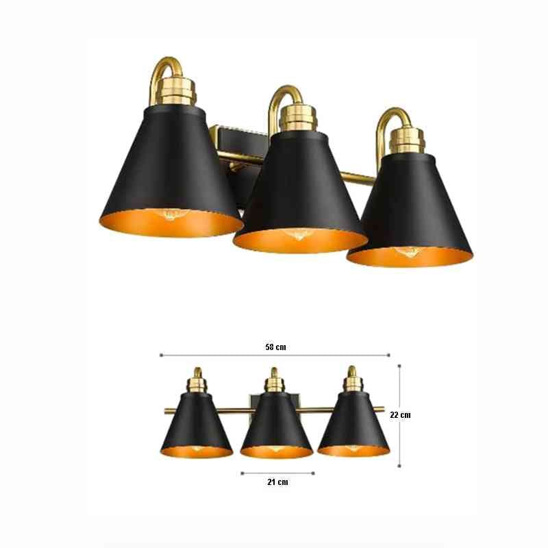 Vegg lampe Balboa B58*H22*D21cm Black Homefactory