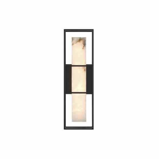 Vegglampe Blakley L13/W11/ H40cm Led Alabaster white / Black Homefactory