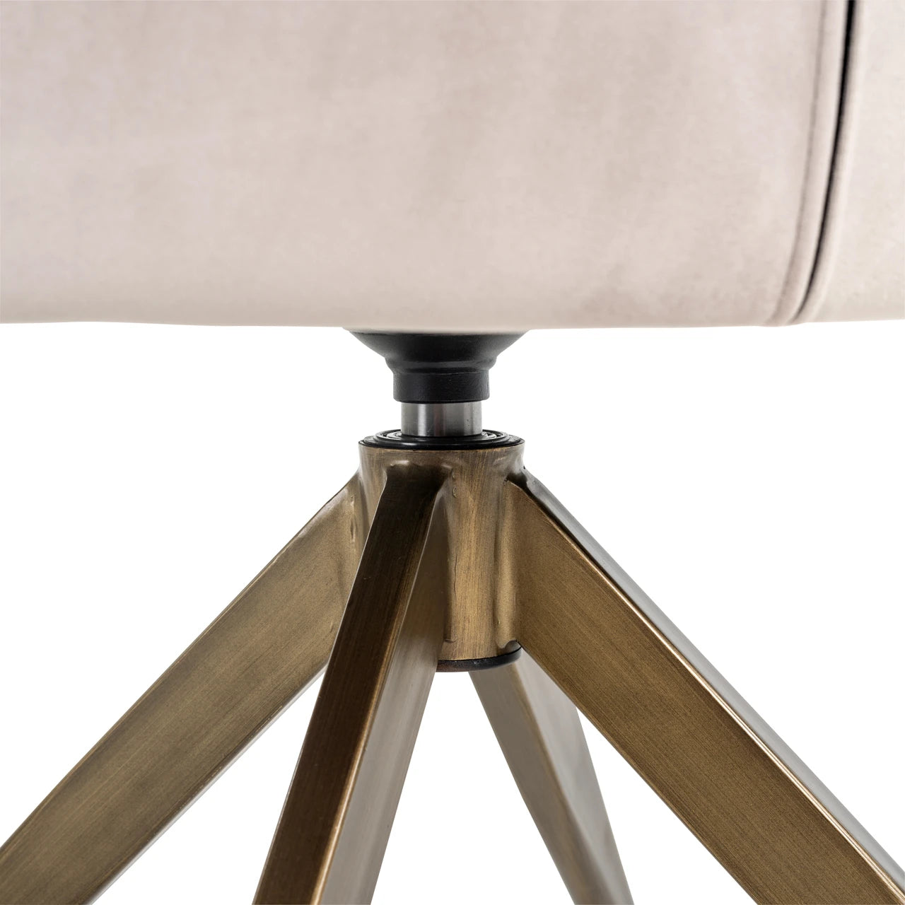 Spisestol Aline khaki fløyel svingbar flammehemmende Richmond Interiors Spisestol