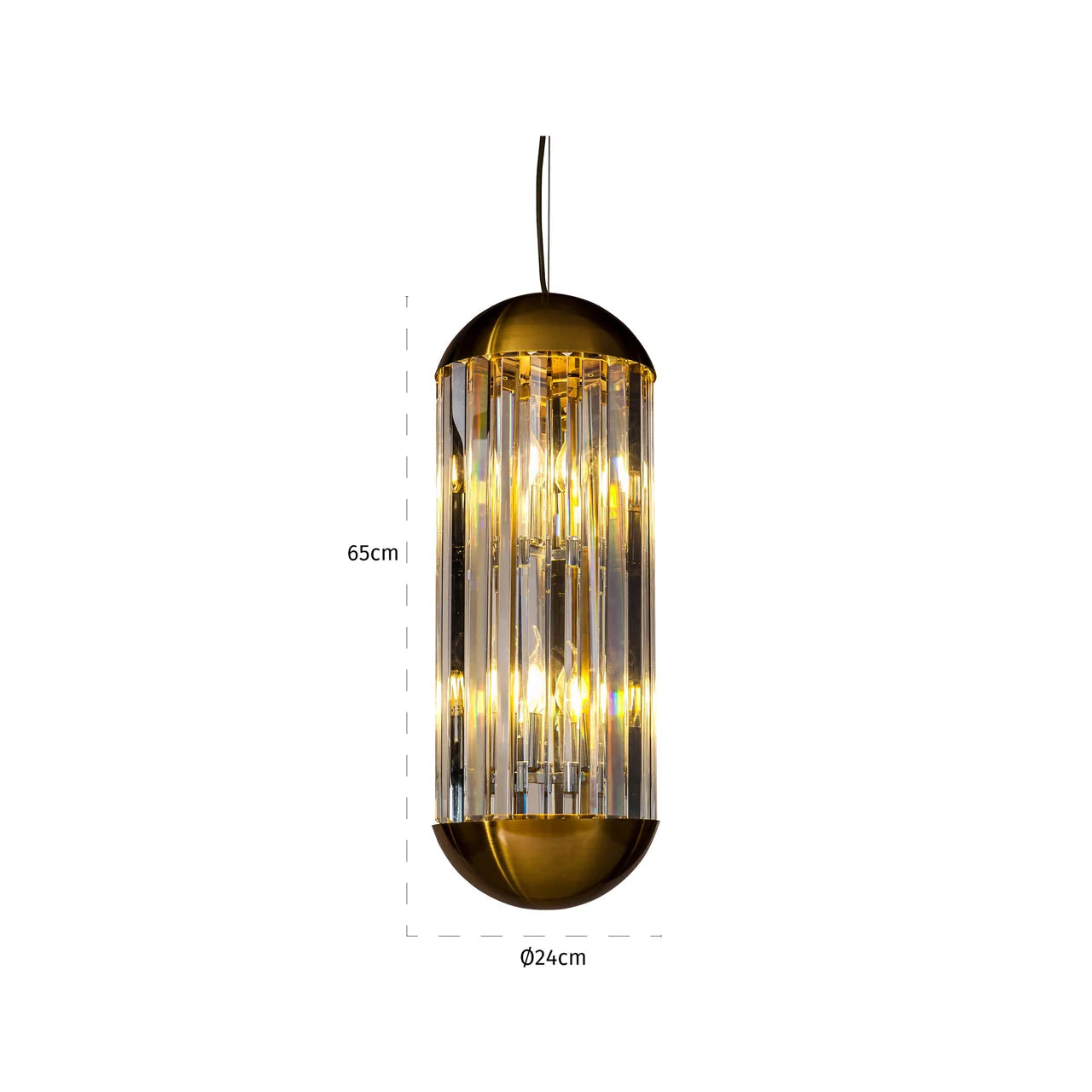 Chandelier Sila bronze Richmond Interiors Taklampe