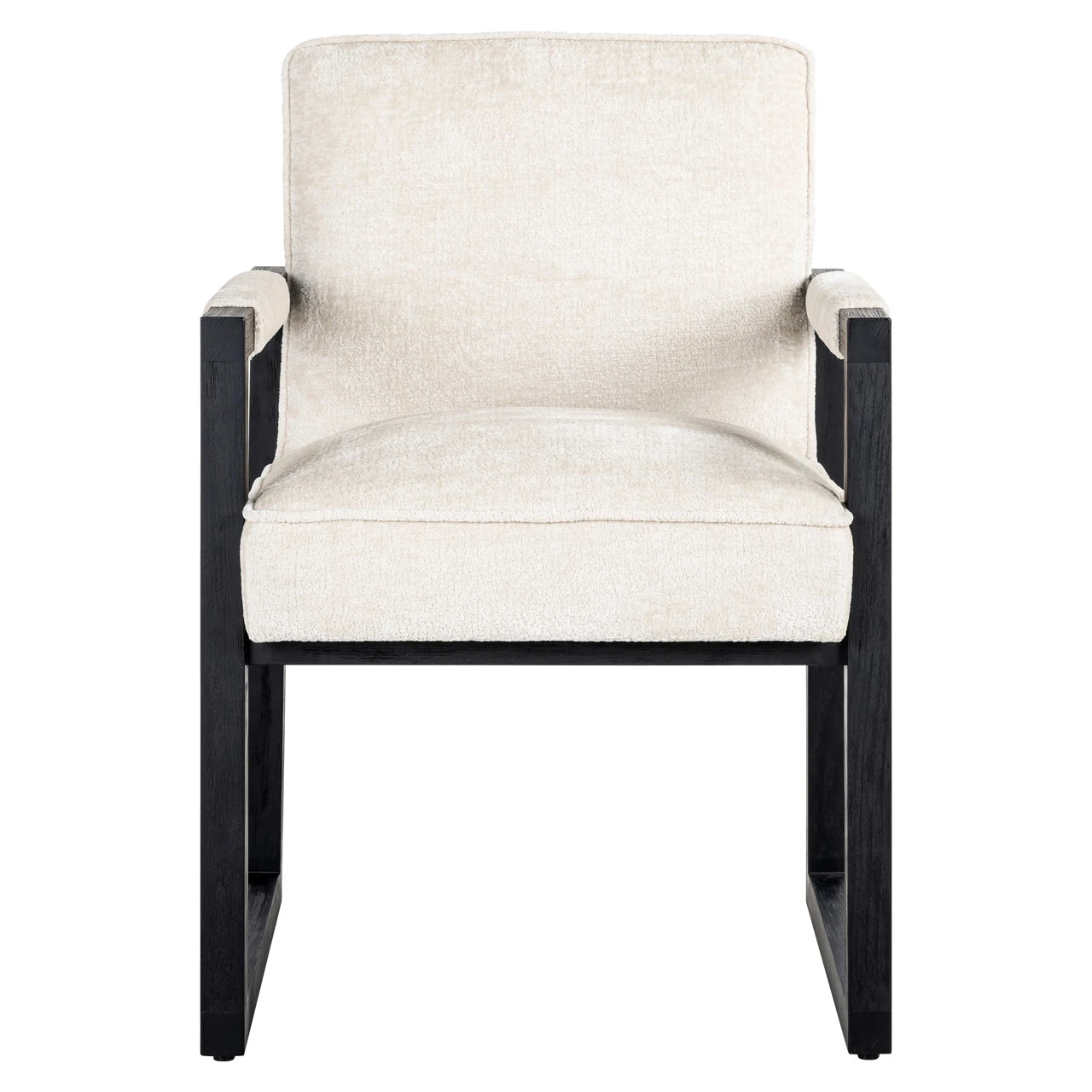 Spisestol Beck hvit chenille Richmond Interiors Spisestol