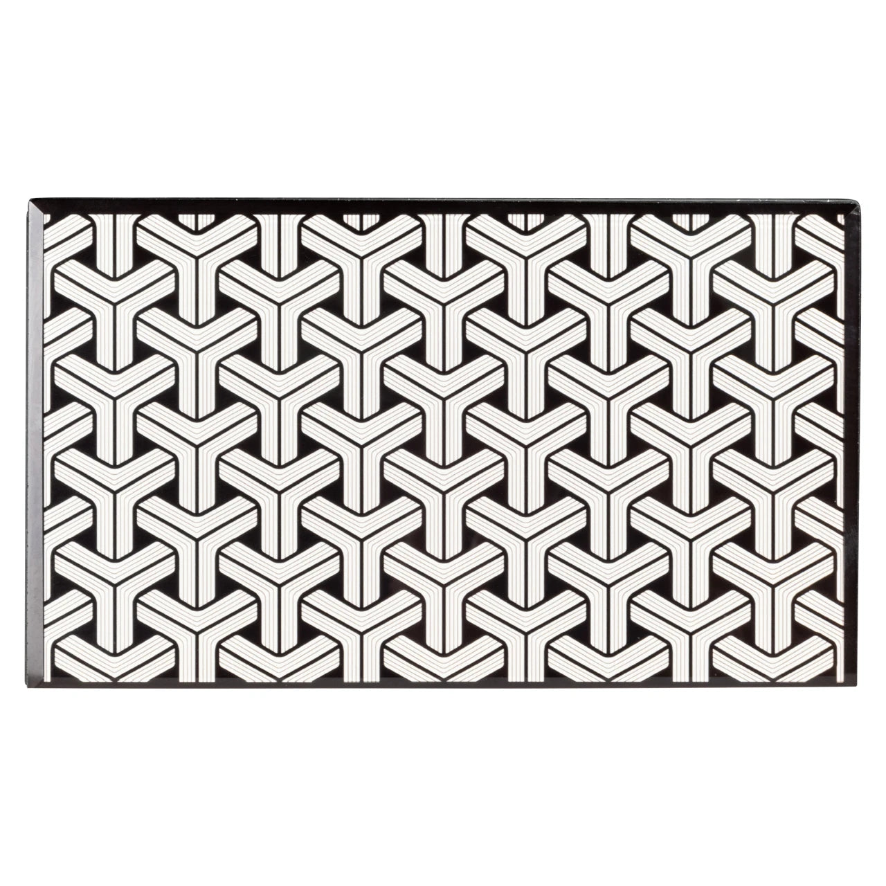 Oppbevaringsboks Feliz svart/hvit liten Richmond Interiors Oppbevaring