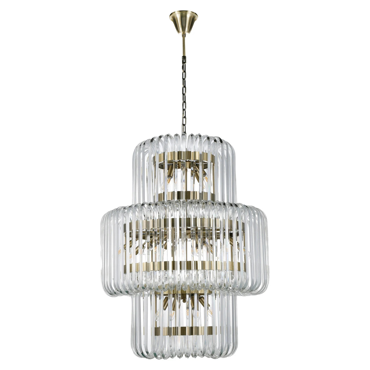 Lysekrone Chenna klar gjennomsiktig Richmond Interiors Taklampe
