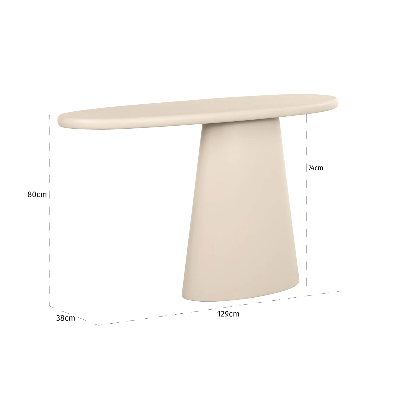 Console Clayton beige Richmond Interiors Konsollbord
