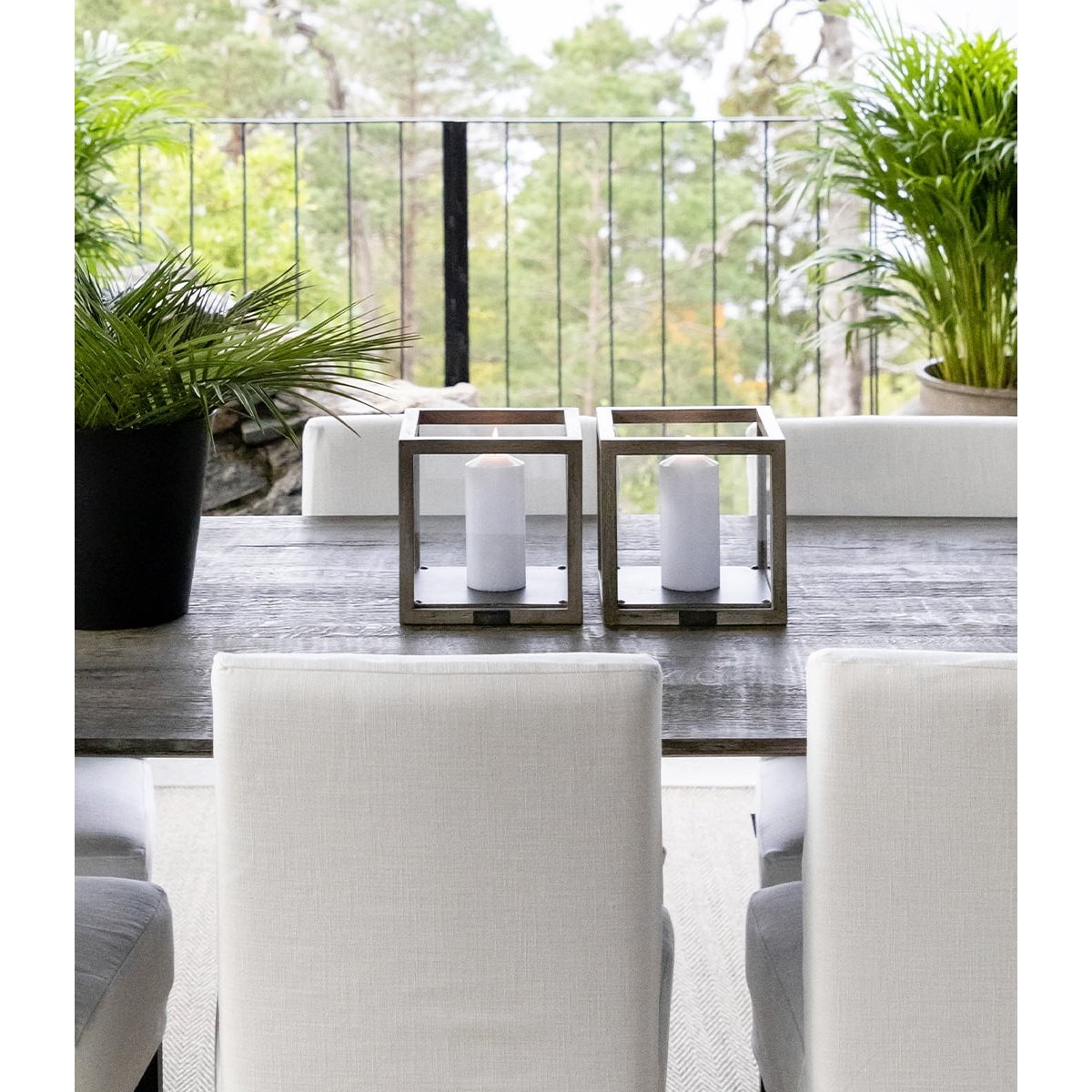 LANTERN VINTAGE Artwood Lanterne og lysglass