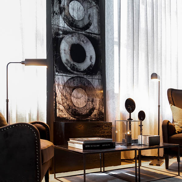 CIRCLES BROWN Artwood Bilde