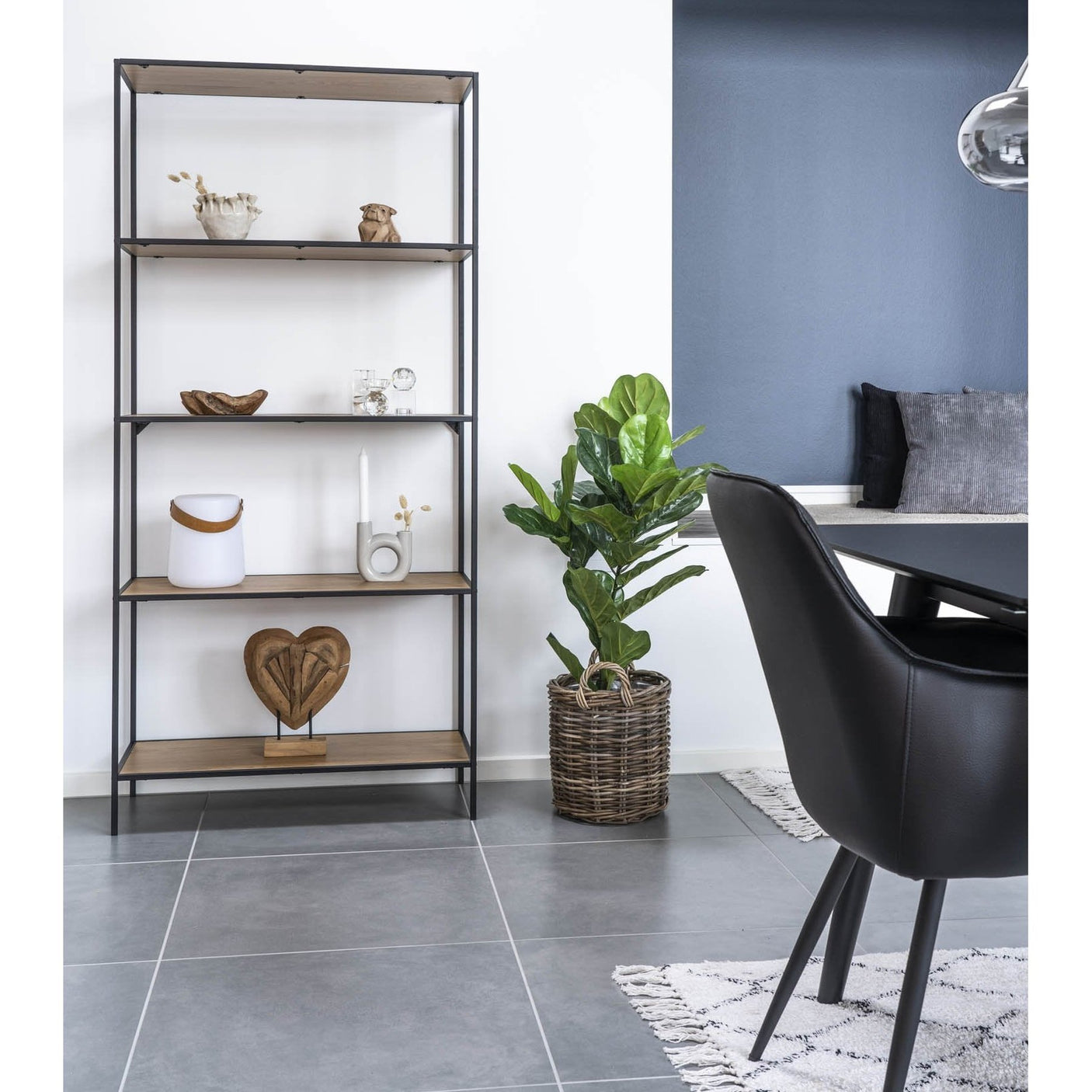 Vita Reol 5 hyller - stor House Nordic Hylle