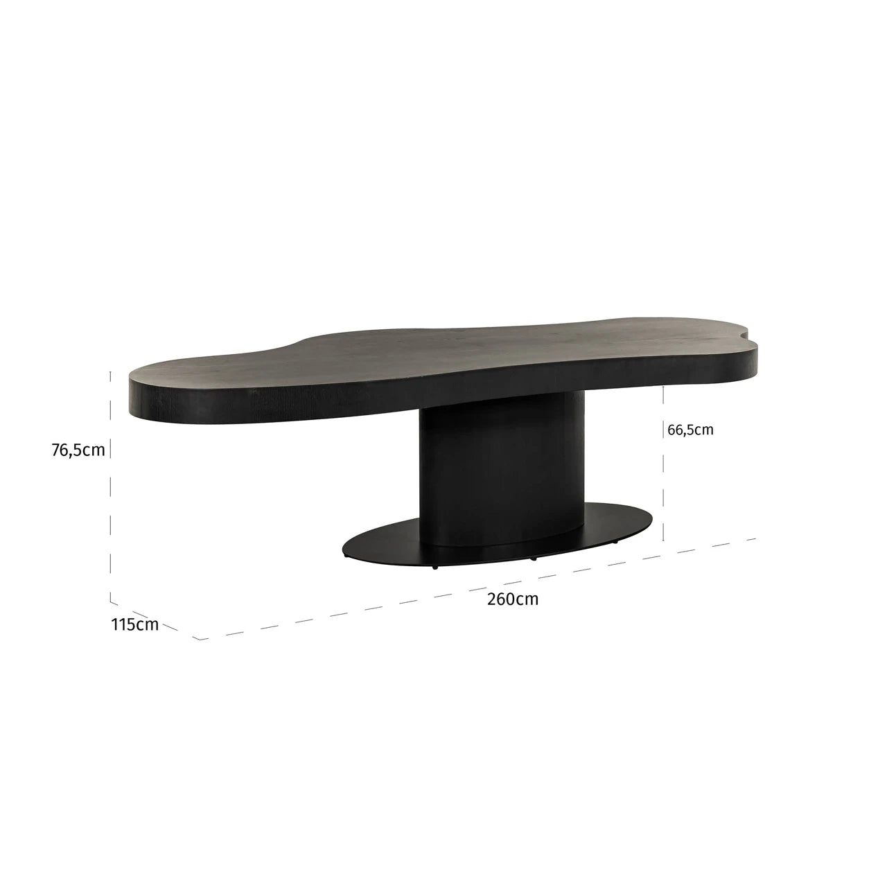 Spisebord Bogor mørk kaffe 260 Richmond Interiors Spisebord