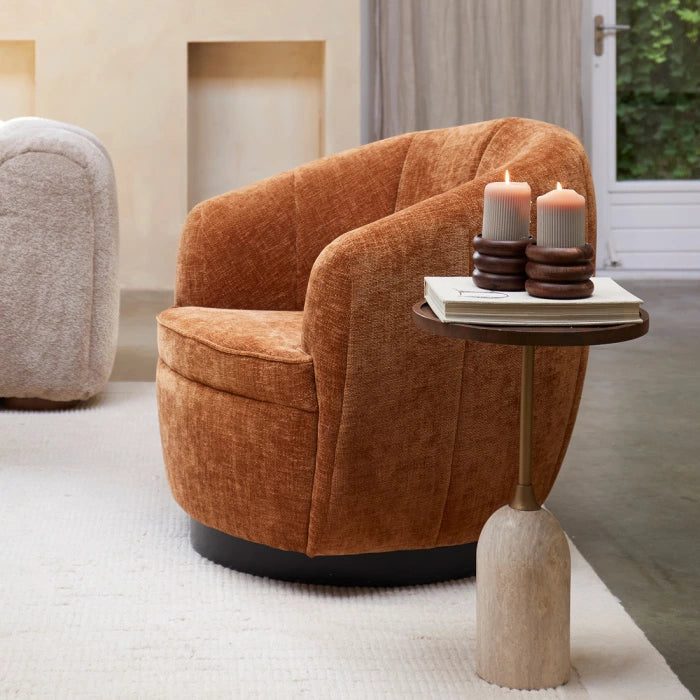 The Countess Swivel Armchair Riviera Maison Lenestol