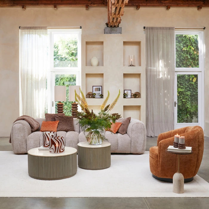 The Countess Swivel Armchair Riviera Maison Lenestol