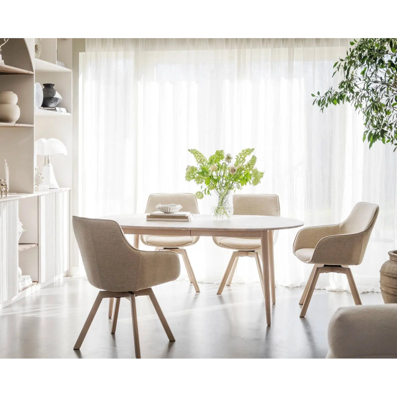 Tyler spisebord med ileggsplate Rowico Spisebord