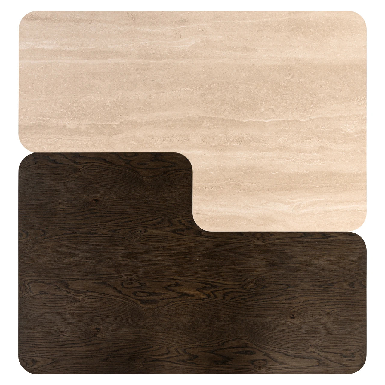 Salongbord Nando brun Sett med 2 Richmond Interiors Sofabord