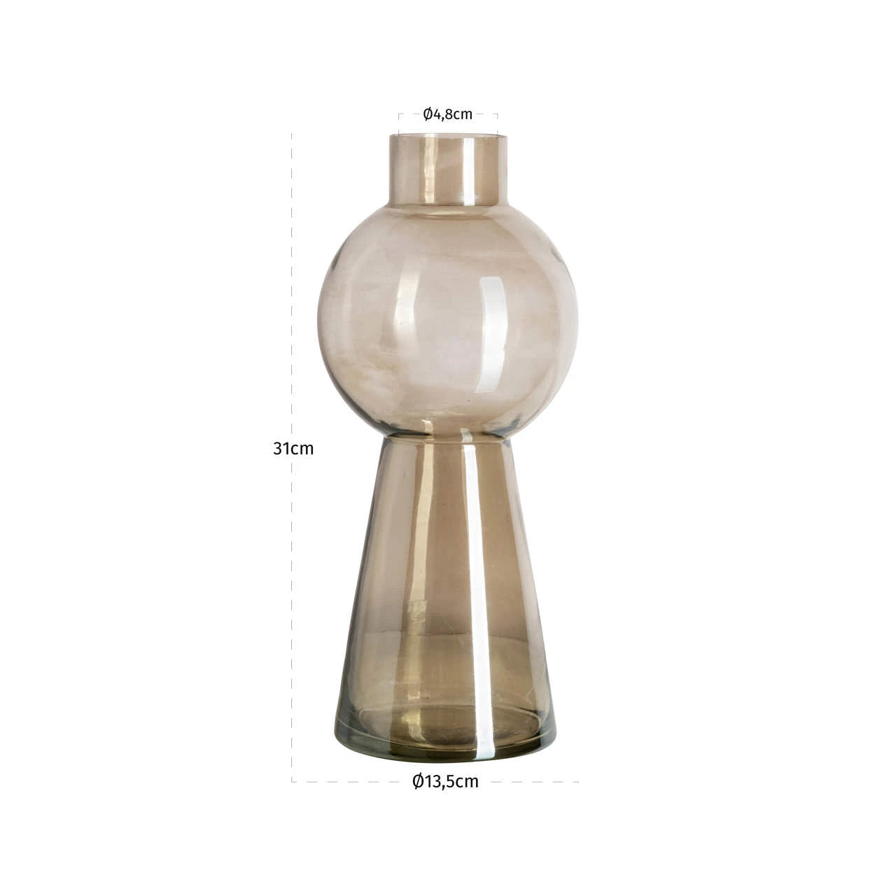 Vase Sera røyk liten Richmond Interiors Vase