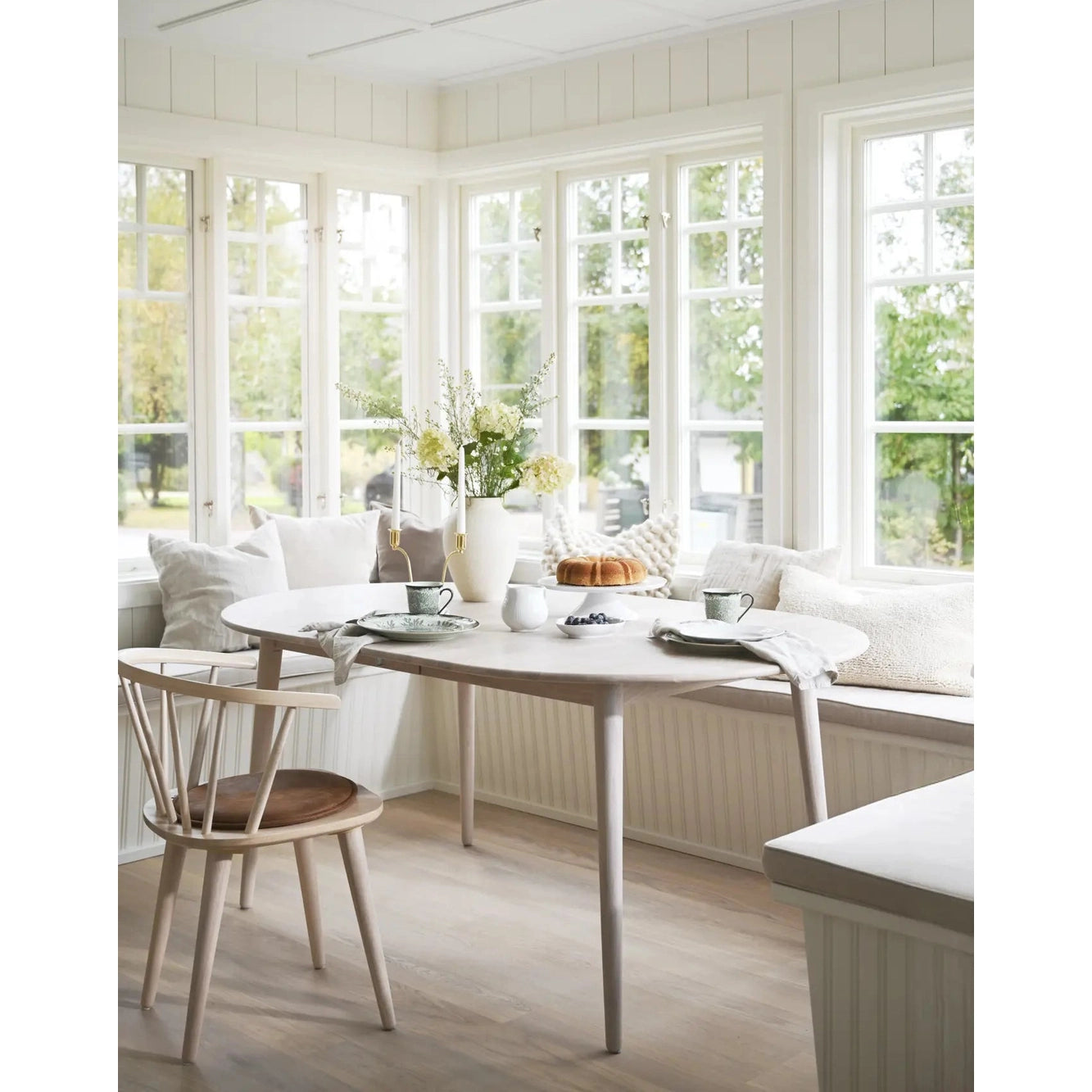 Tyler spisebord med ileggsplate Rowico Spisebord