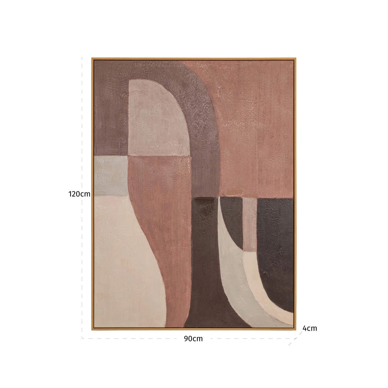 Veggkunst Tatu venstre brun Richmond Interiors Bilde