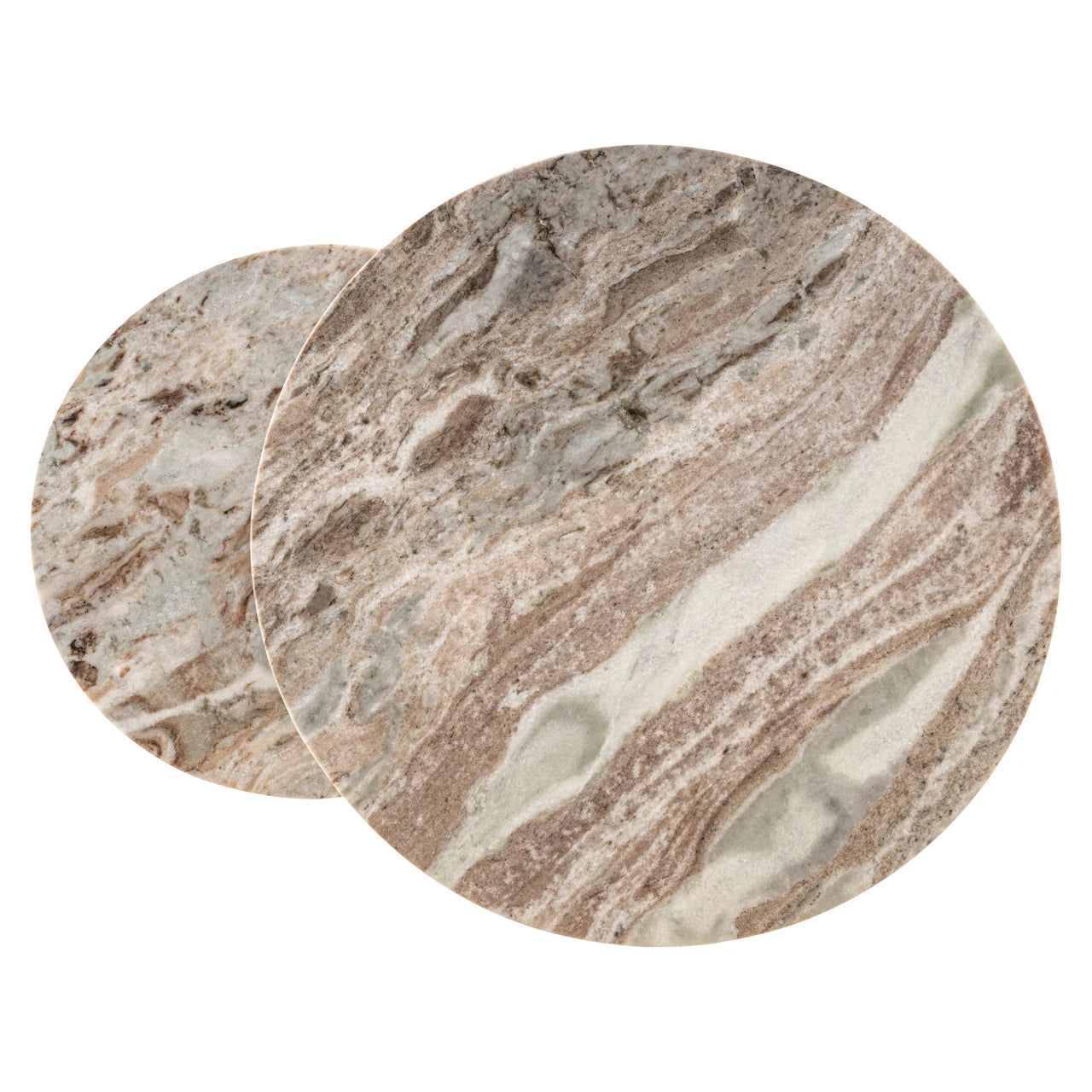 Endebord Fairfax leire sett med 2 Richmond Interiors Sidebord