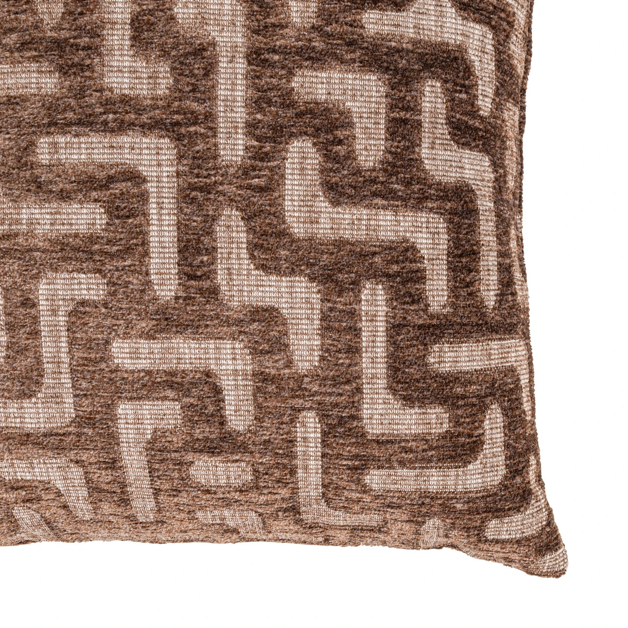 Pute Ivy brun labyrint Richmond Interiors Pute
