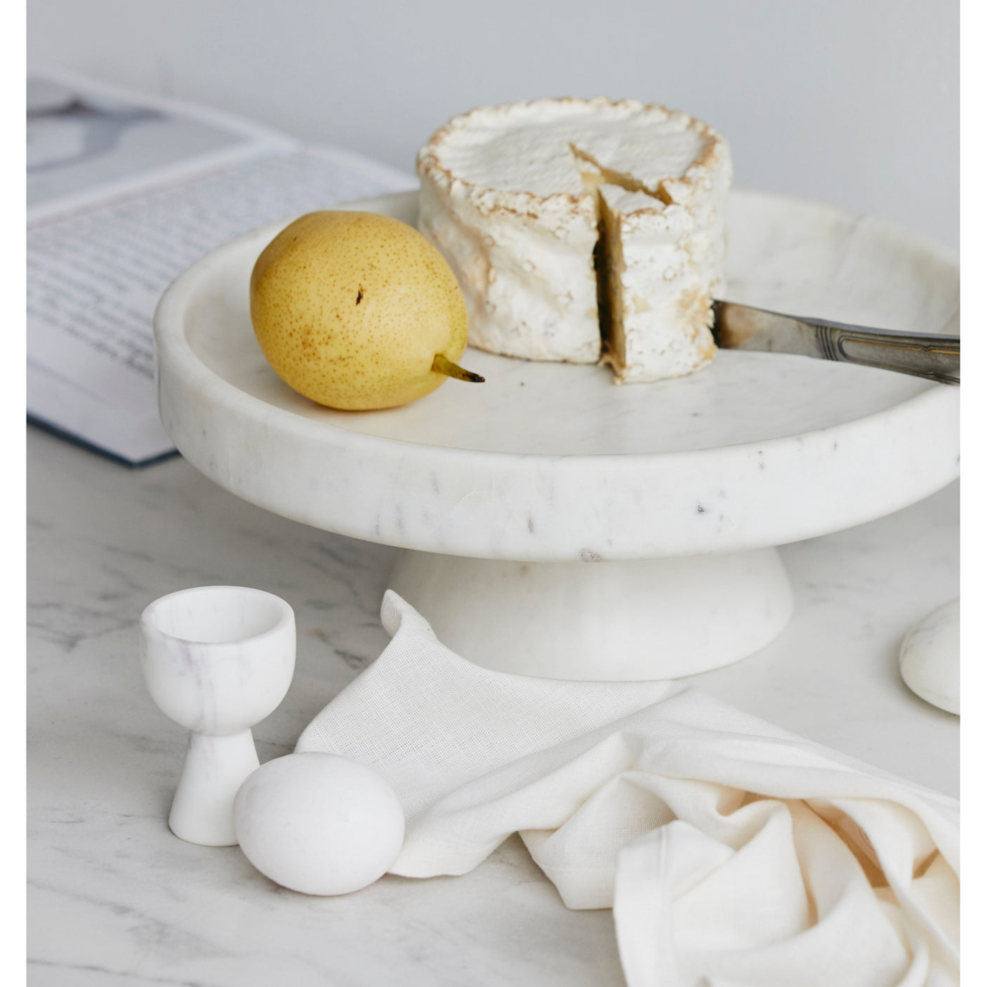 IMATRA marmorkaker - ø30 cm - hvit Nordal KITCHEN AC