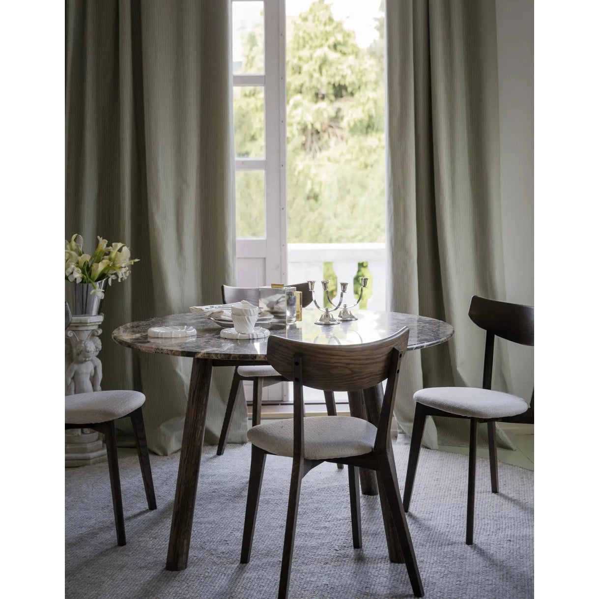 Taransay spisebord Ø125 Rowico Spisebord