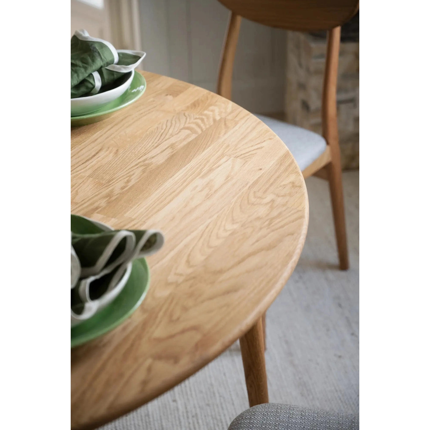 Tyler spisebord m/ ileggsplate Ø120/165 Rowico Spisebord