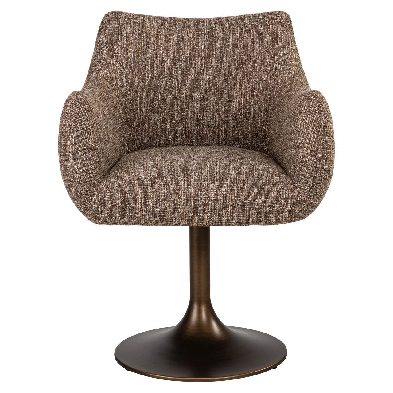 Spisestol Aldo brun tweed med sving Richmond Interiors Spisestol