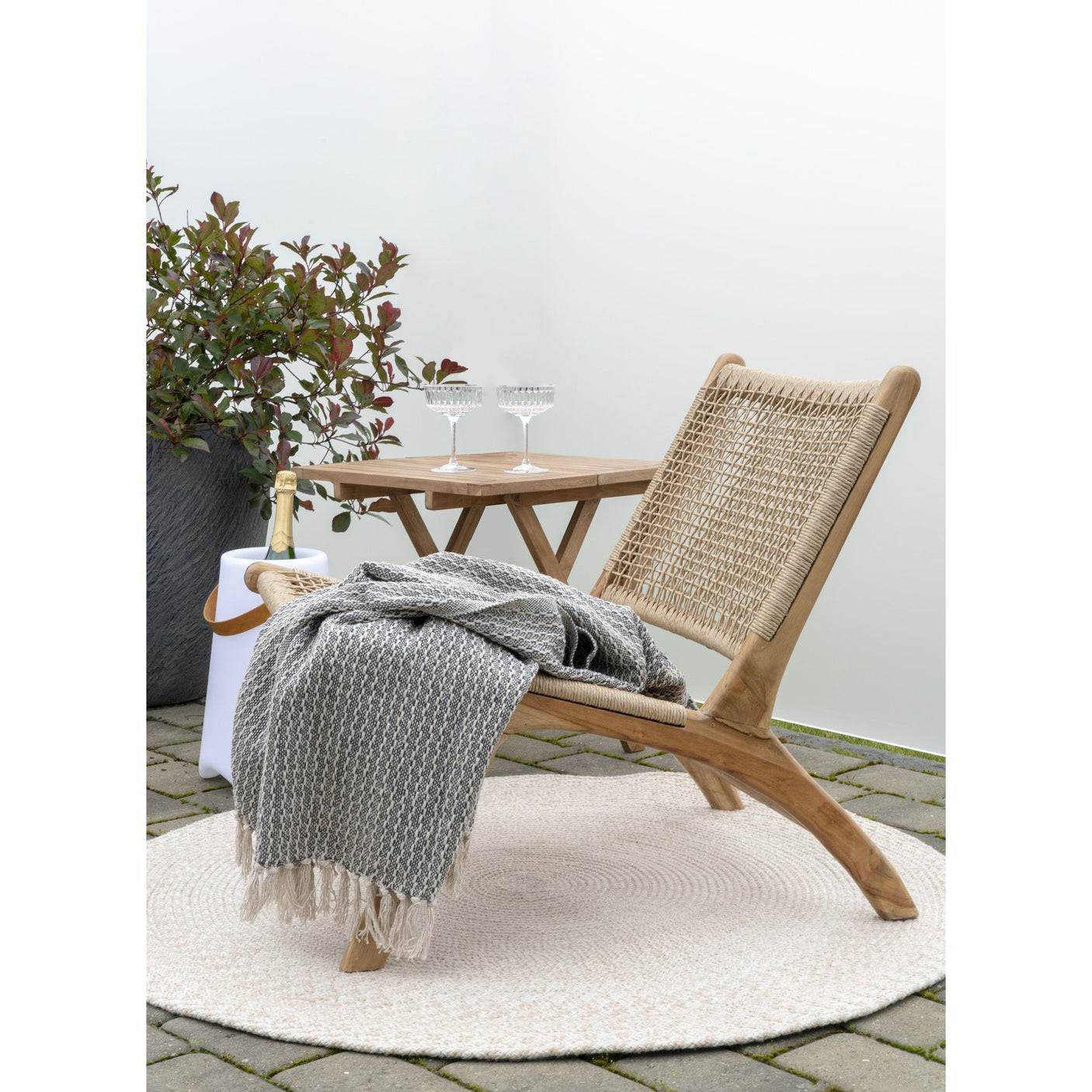 Cort teppe 130x160 House Nordic Pledd