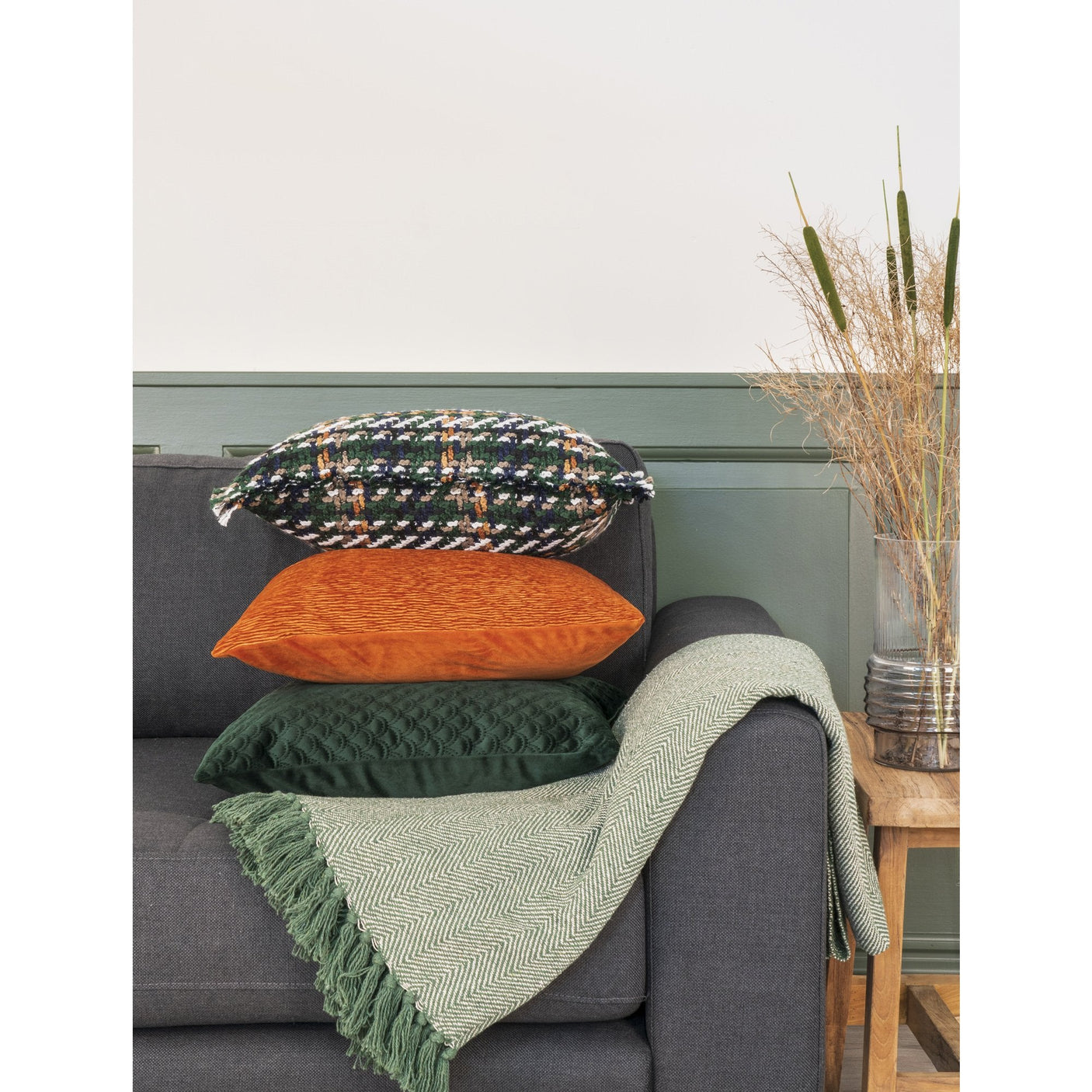 Cort teppe 130x160 House Nordic Pledd