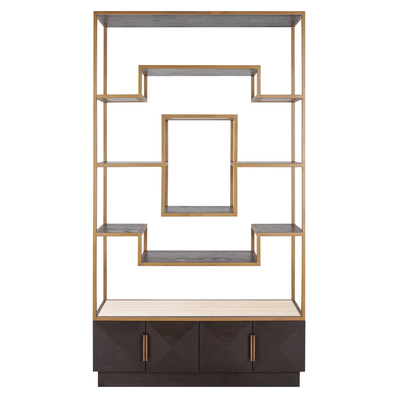 Utstillingsskap Claremont brun Richmond Interiors Vitrineskap