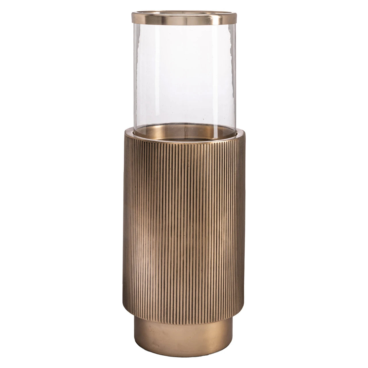Hurricane light Soreli messing antikk Richmond Interiors Lanterne og lysglass