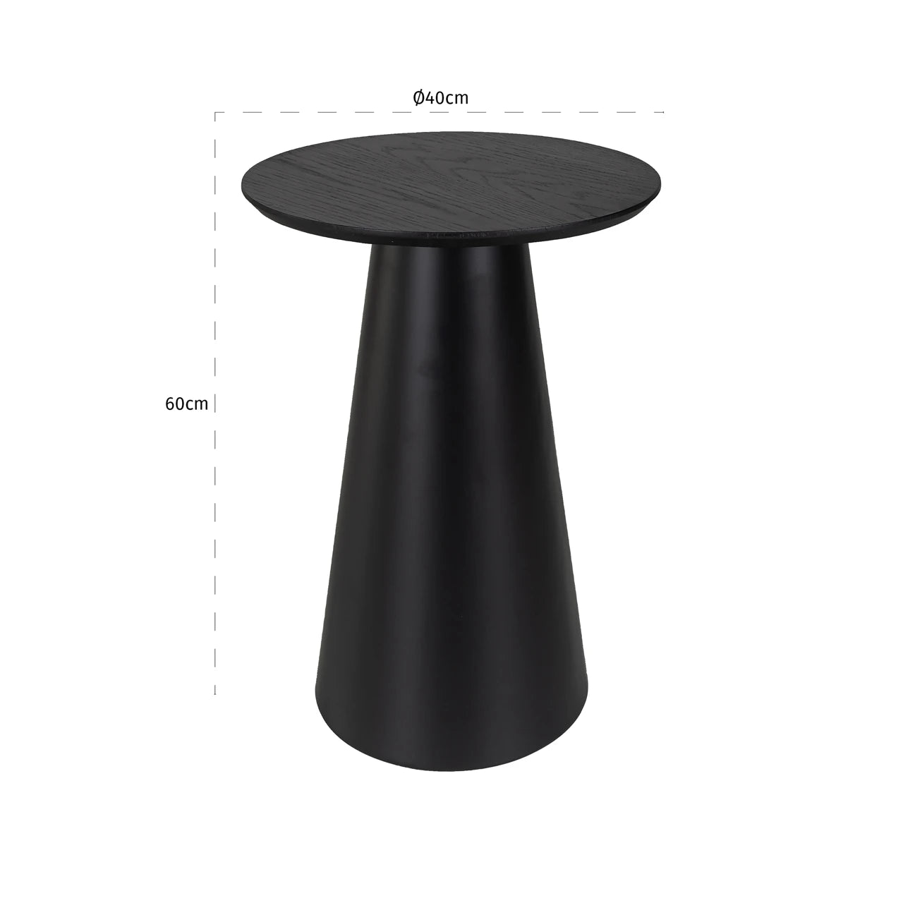 Sluttbord Jazz svart Richmond Interiors Sidebord
