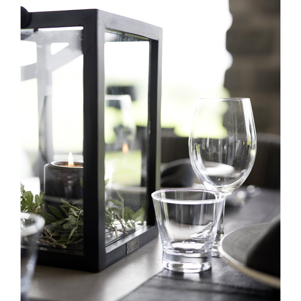 LANTERN Artwood Lanterne og lysglass