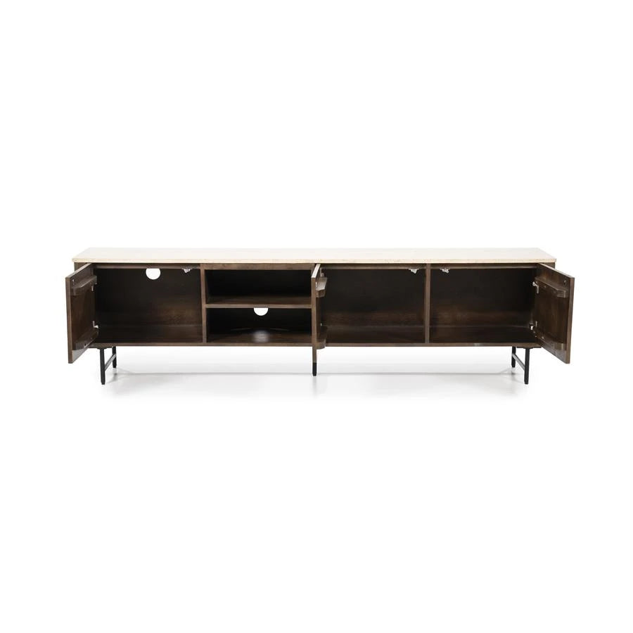 TV-benk Lio 200 cm - 3drs Eleonora TV-benk