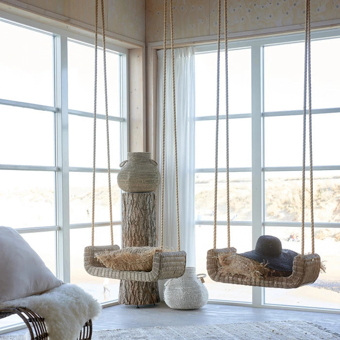 Rustic Rattan utendørs Ibiza huske Riviera Maison Pynteartikler