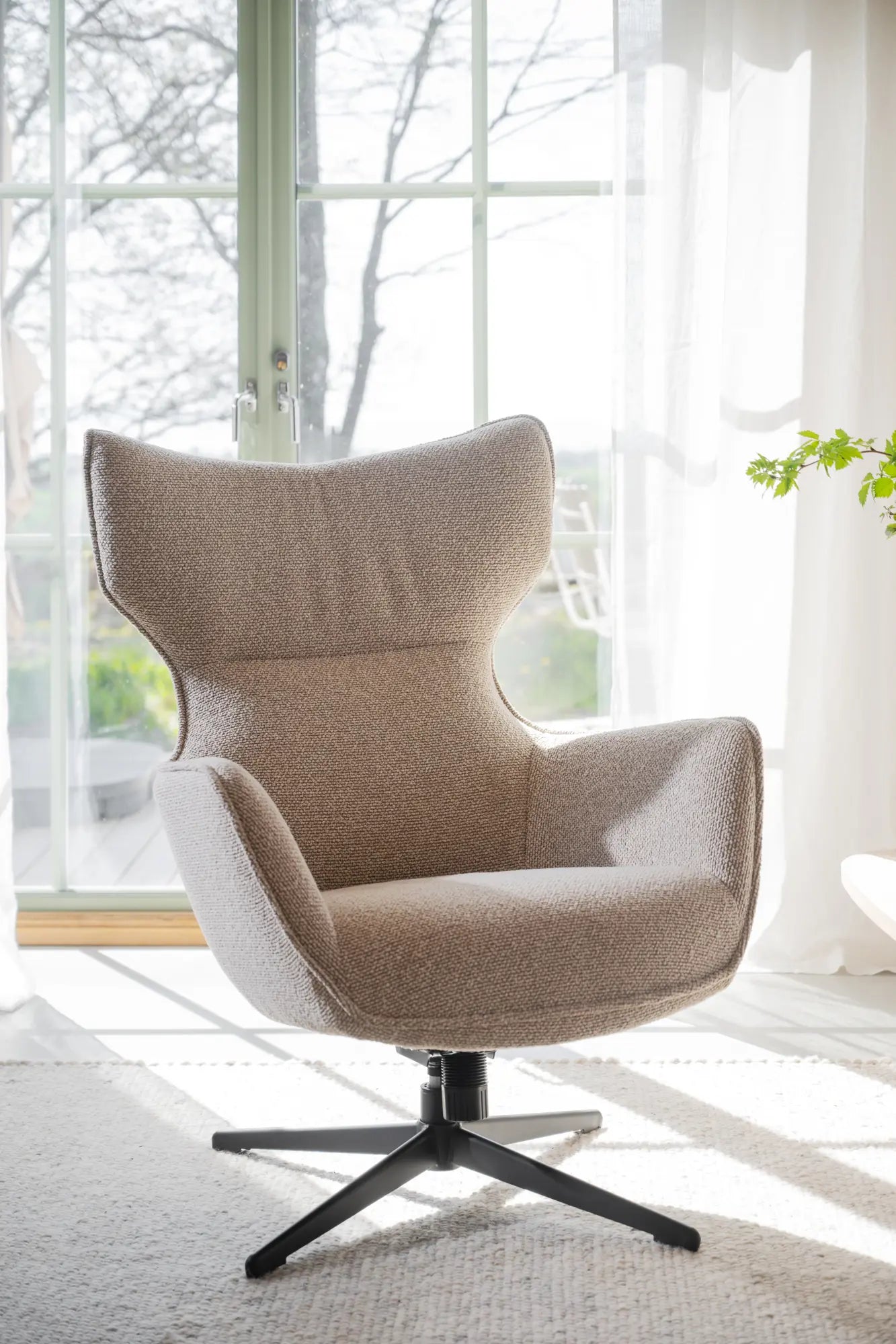 Jenkins lenestol med pall Rowico Lenestol