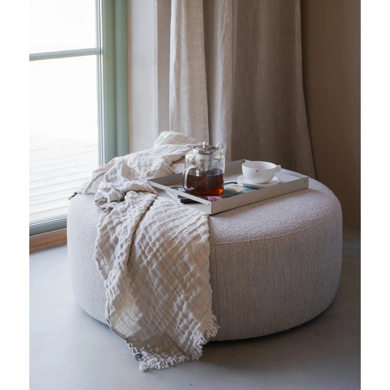 Joplin pouffe Ø90 Rowico Pall