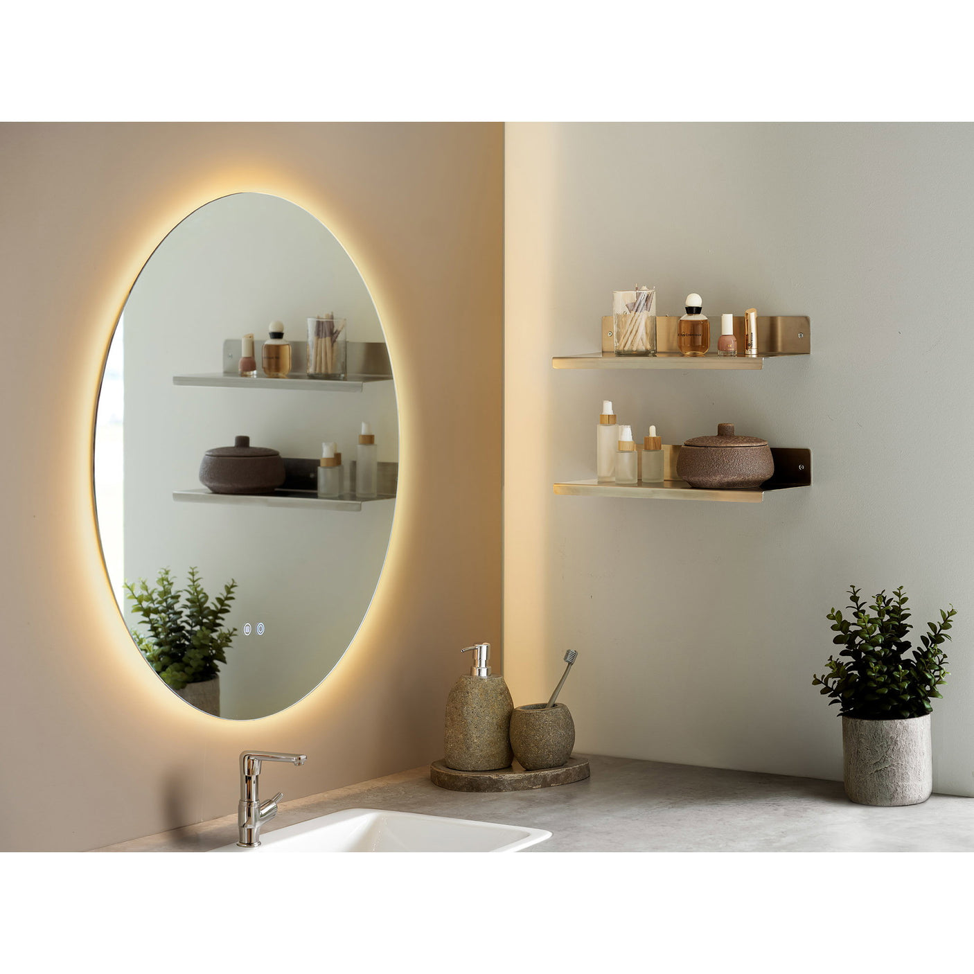 Kiama speil House Nordic LED-speil