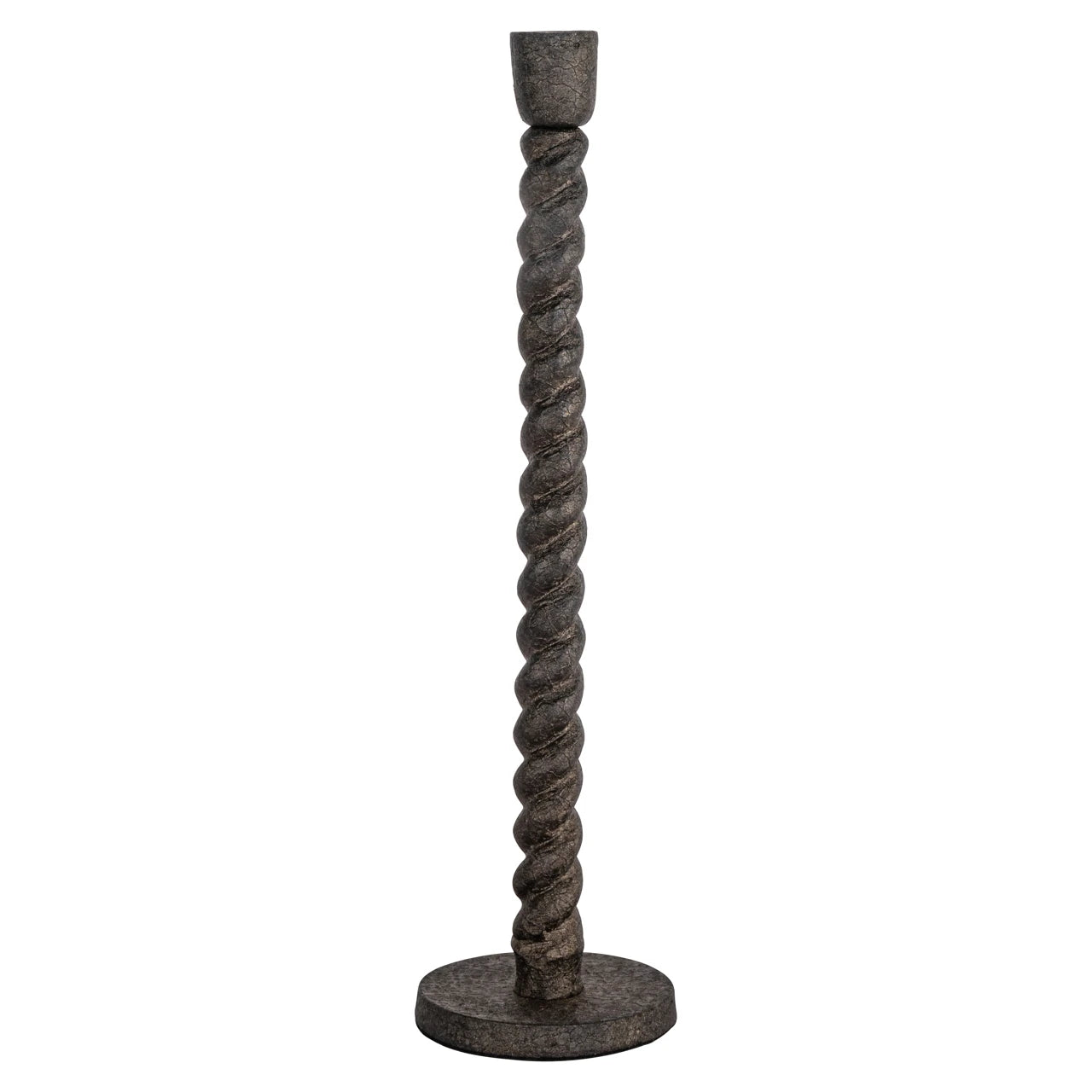 lysestake Milena messing antikk stor Richmond Interiors Lysestake