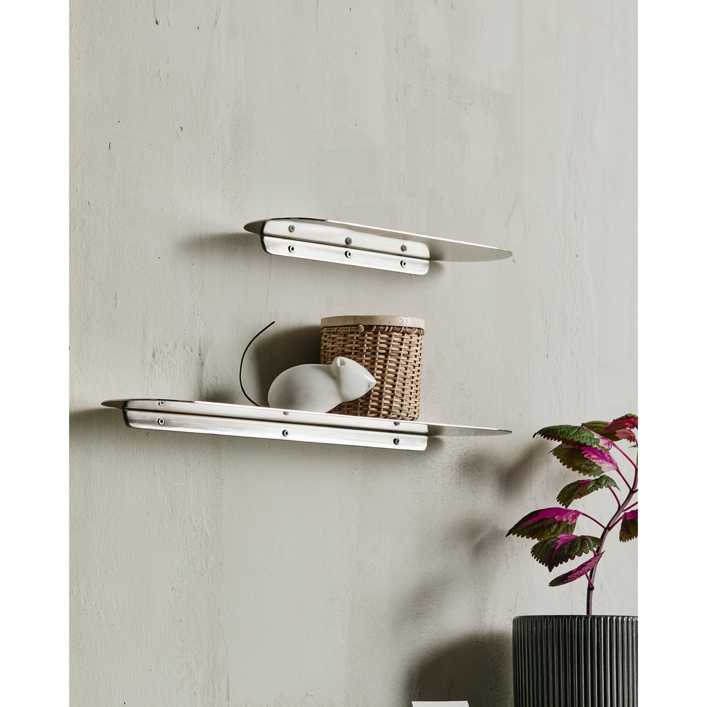 FANOE hylle, S - krom finish Nordal SHELVES