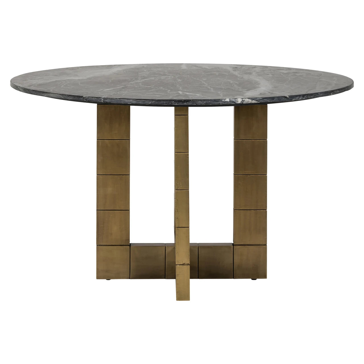 Spisebord Collada svart/gull 130Ø Richmond Interiors Spisebord