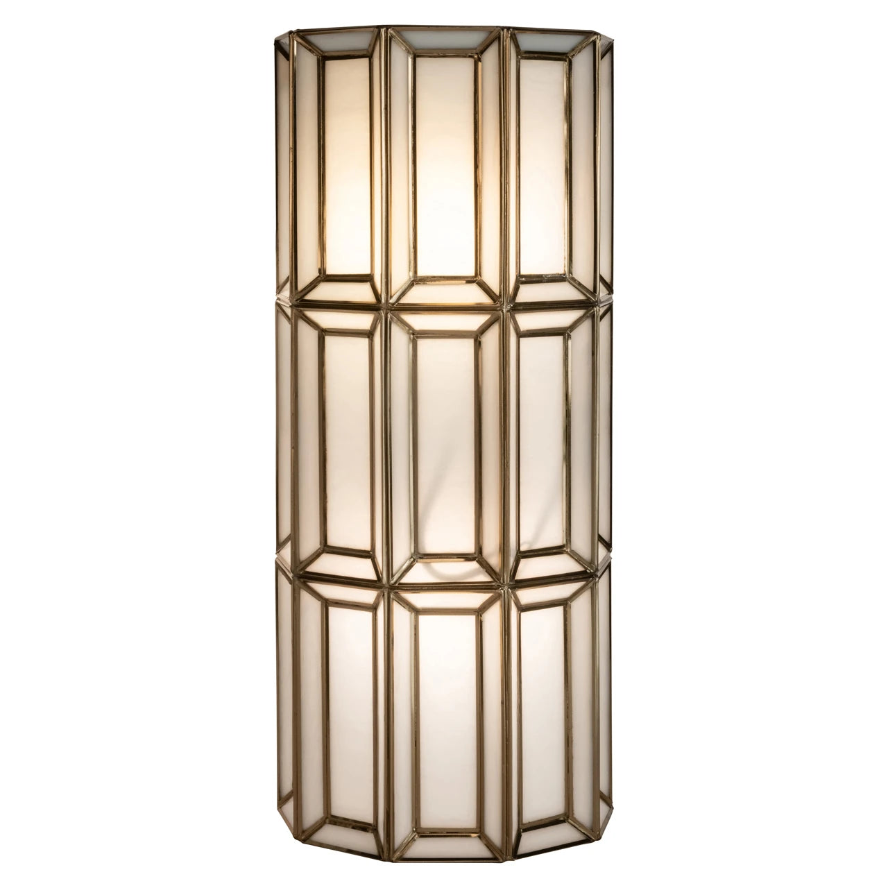 Vegglampe Opal messing antikk Richmond Interiors Vegglampe