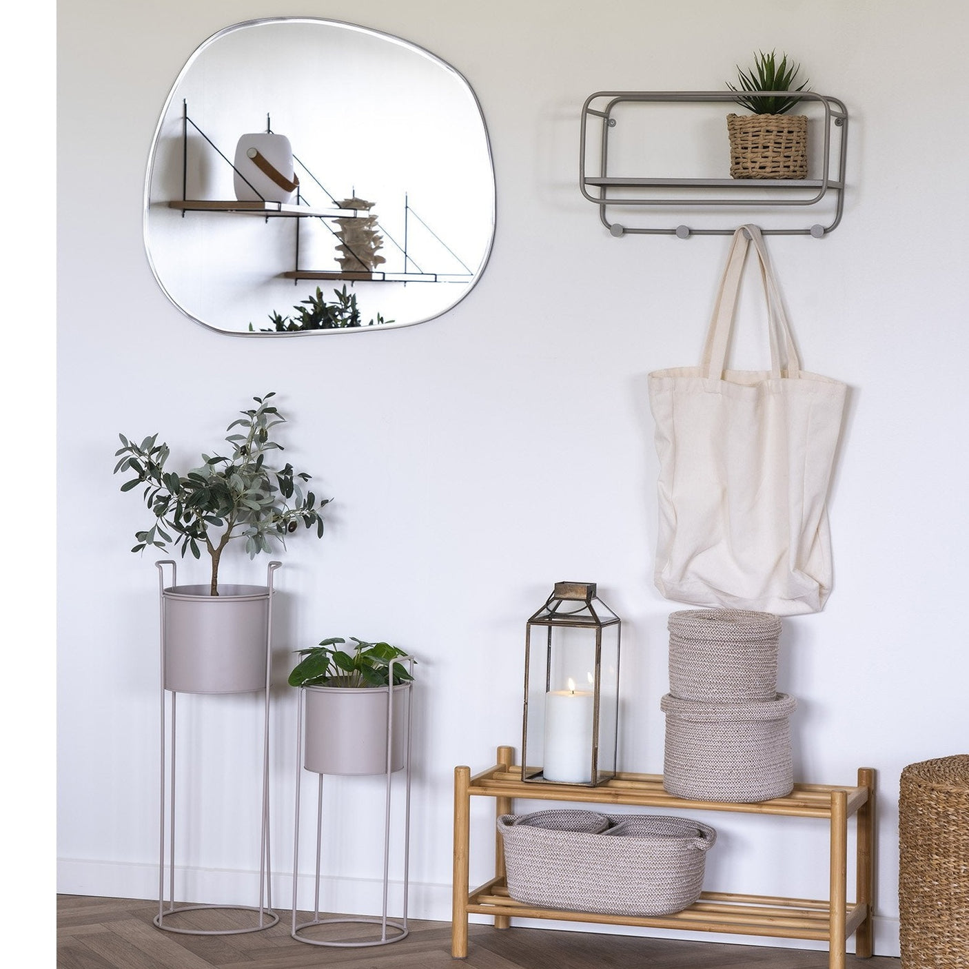 Cadima kurvsett med 3 House Nordic Kurv