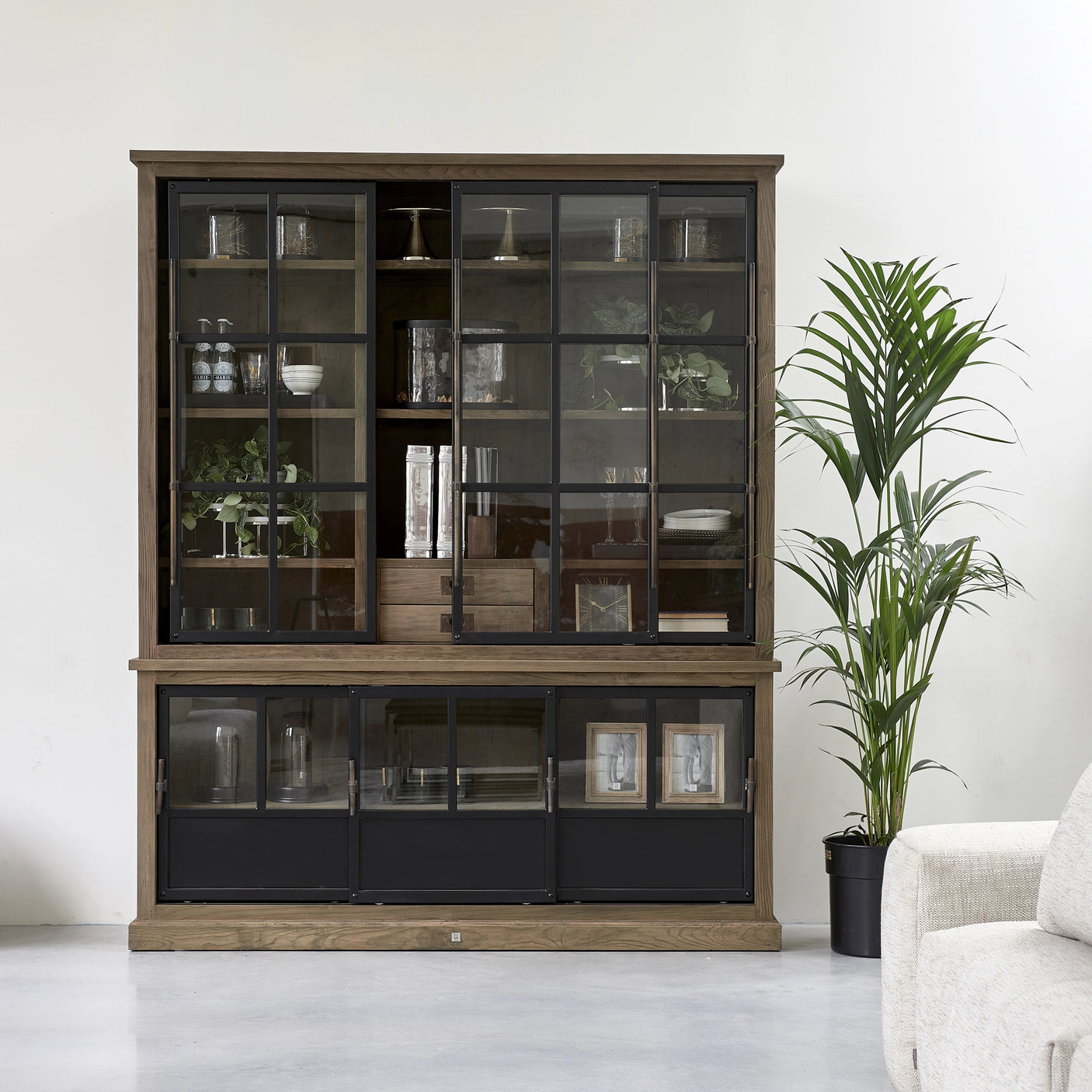 The Hoxton Cabinet XL Riviera Maison Vitrineskap