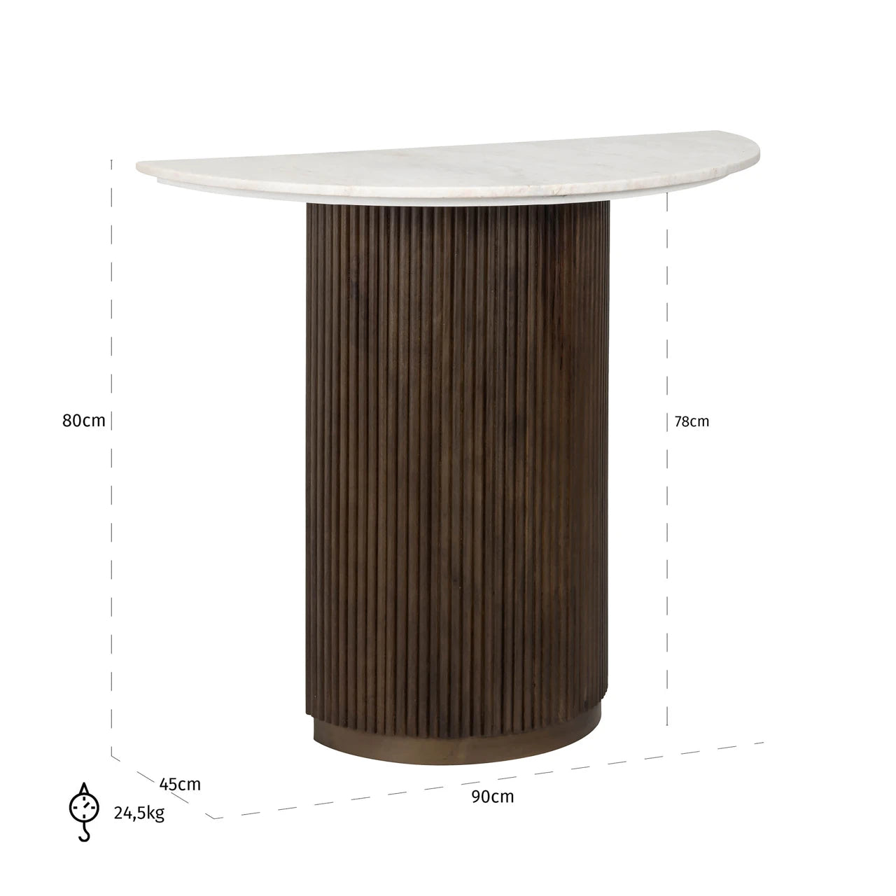 Konsoll Mayfield brun Richmond Interiors Konsollbord