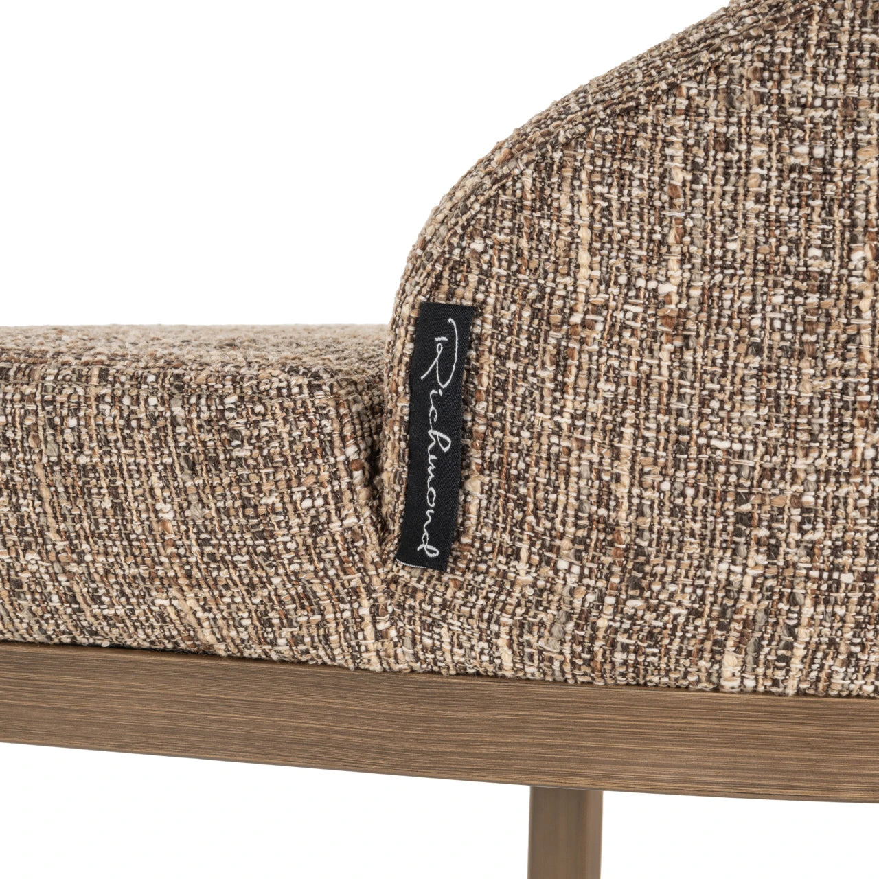 Barkrakk Bolton brun tweed Sett med 2 Richmond Interiors Barstol