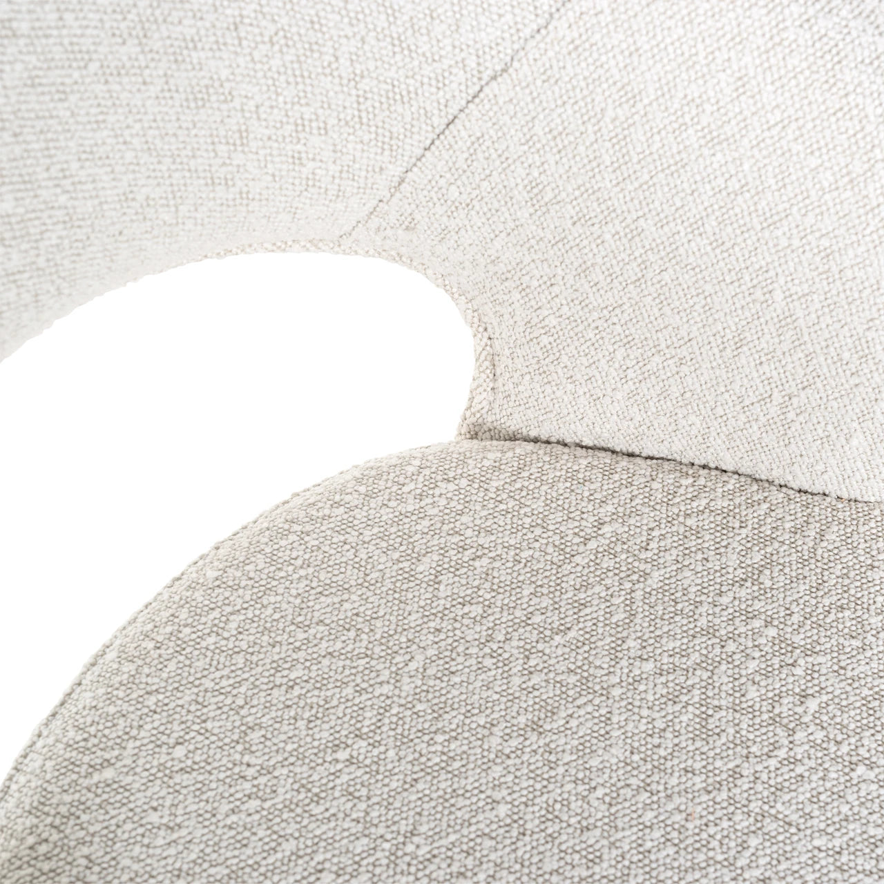 Barstol Savoy hvit bouclé Richmond Interiors Barstol