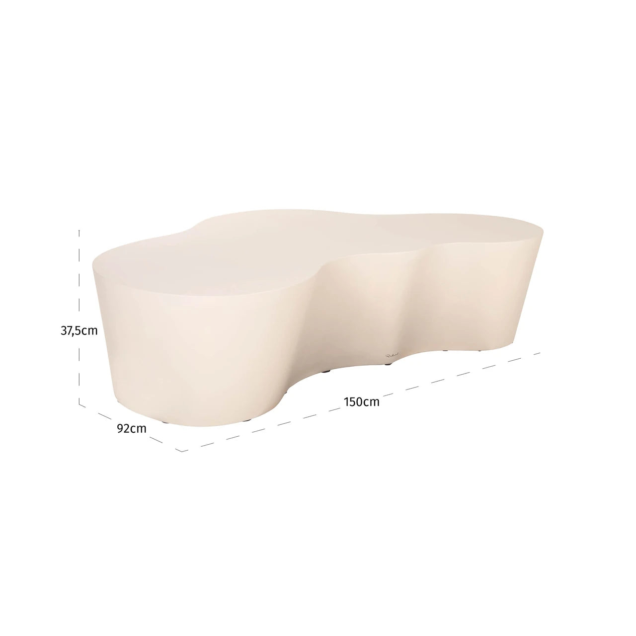 Utendørs kaffebord Urban Bloom sandstein Richmond Interiors Sofabord