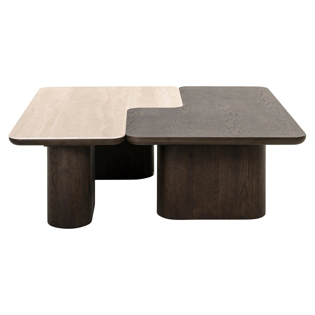 Salongbord Nando brun Sett med 2 Richmond Interiors Sofabord