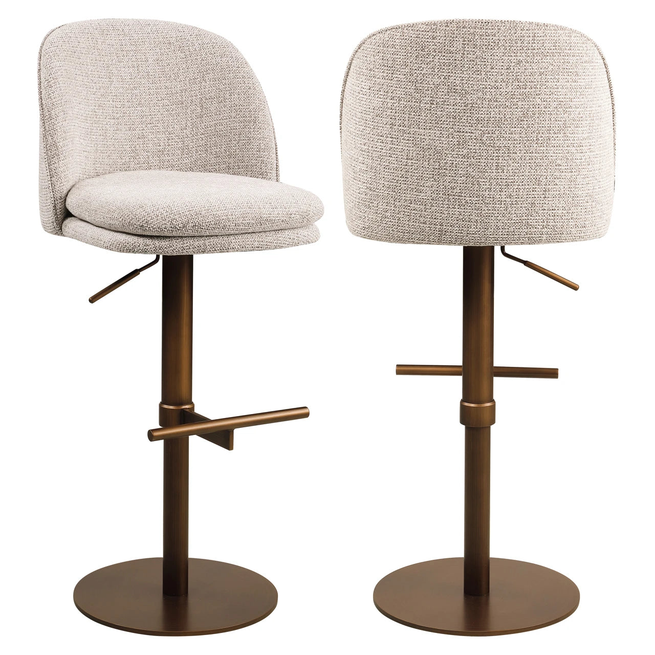 Barkrakk Vesper mocca fancy roterbar Richmond Interiors Barstol