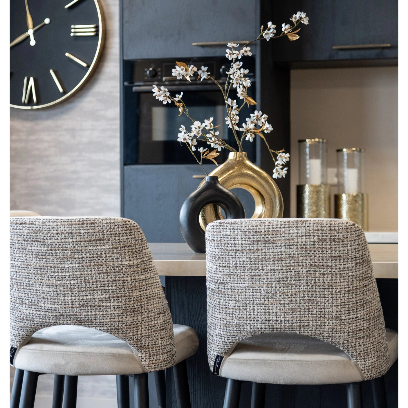 Barstol Tabitha trendy natur flammehemmende Richmond Interiors Barstol